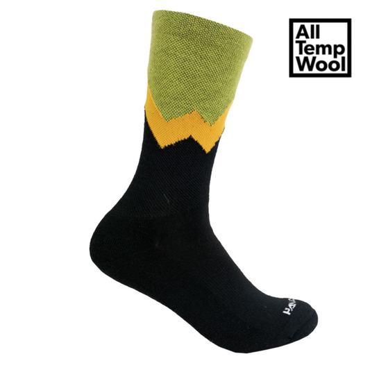 Socks - Olive Cascade Wool - Handup