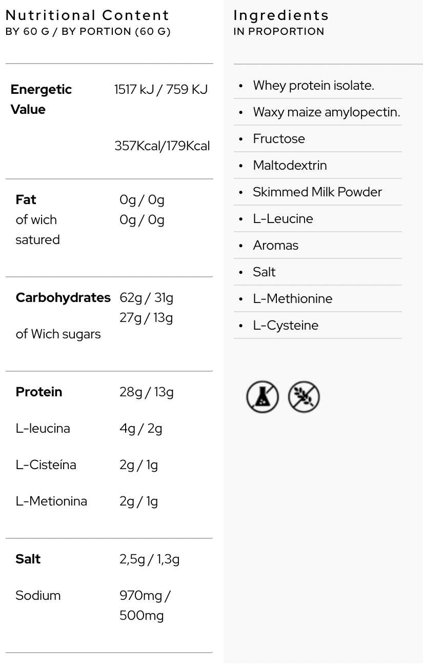 RECOVERY · SWEET RECOVERY 350G