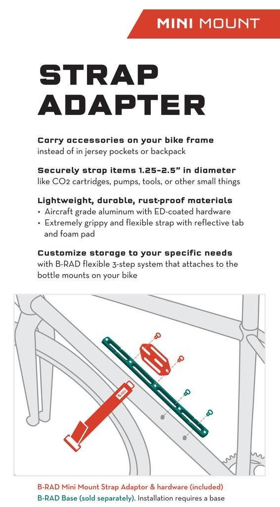 B-RAD Mini Strap and Accessory Mount - Wolf Tooth Components