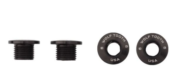 Set of 4 Chainring Bolts+Nuts for 1X - Wolf Tooth Components