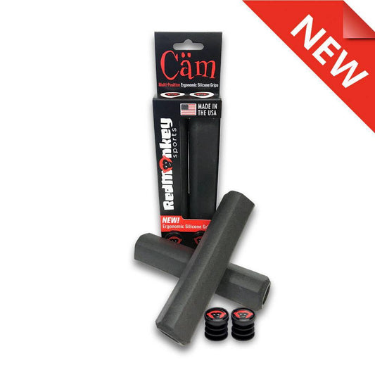 CÄM ERGONOMIC SILICONE GRIPS - BLACK - Redmonkey Sports