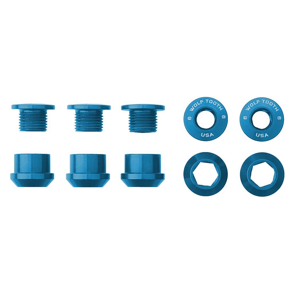 Set of 5 Chainring Bolts+Nuts for 1X - Wolf Tooth Components