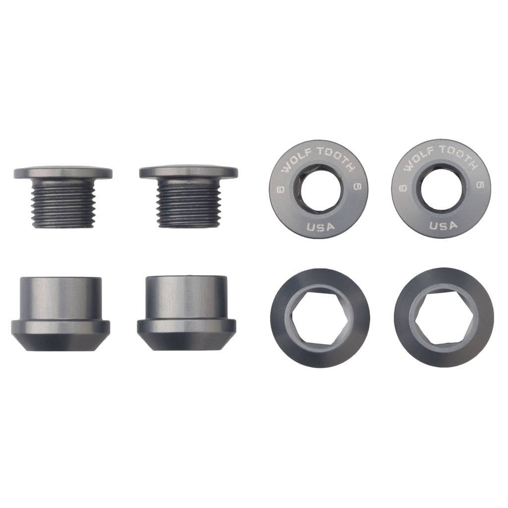 Set of 4 Chainring Bolts+Nuts for 1X - Wolf Tooth Components