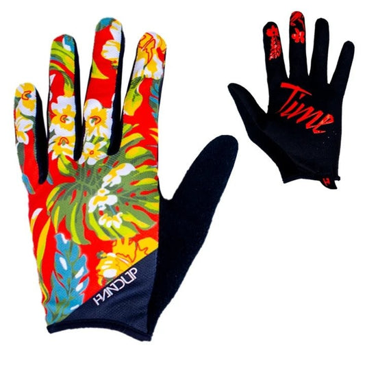 Gloves - Red Floral - Handup