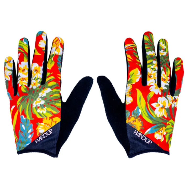 Gloves - Red Floral - Handup