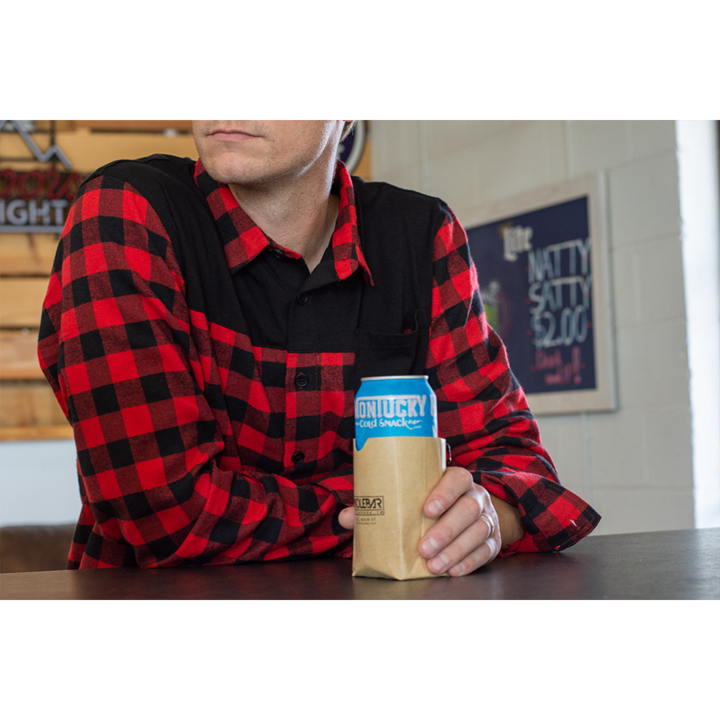 FlexTop Flannel - Green & Navy - Copy - Handup