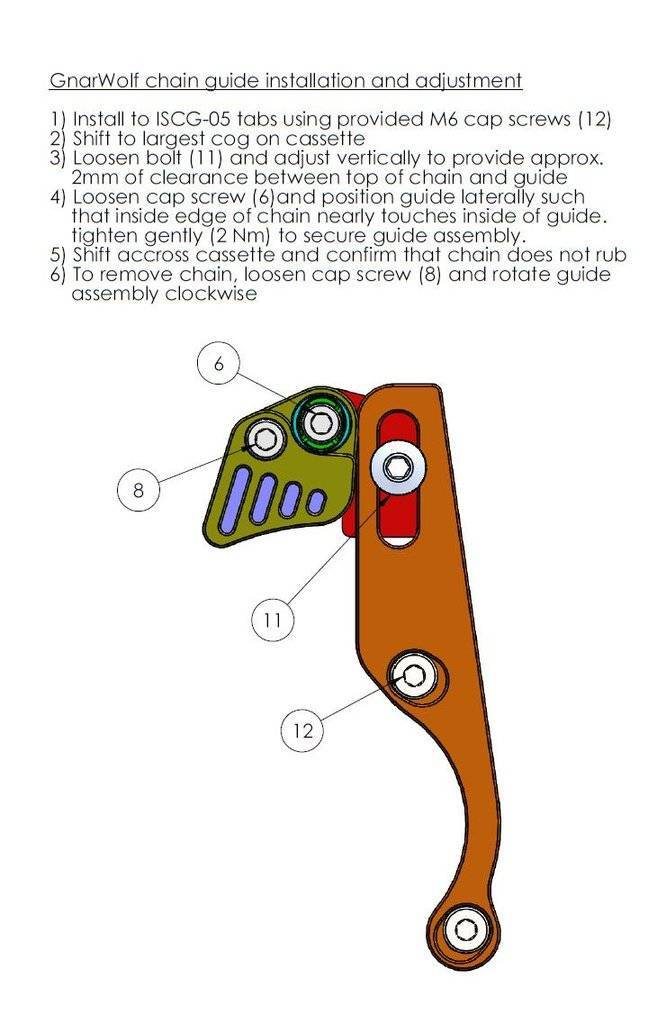 GnarWolf Chainguide ISCG 05 Mount - Wolf Tooth Components