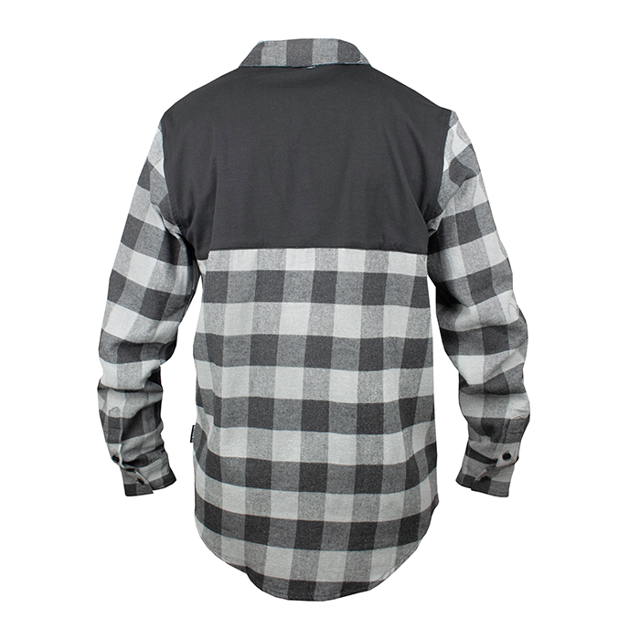 FlexTop Flannel - Grey & Black - Handup