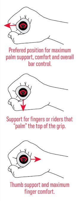 CÄM ERGONOMIC SILICONE GRIPS - BLACK - Redmonkey Sports