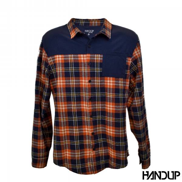 FlexTop Flannel - Orange - Handup