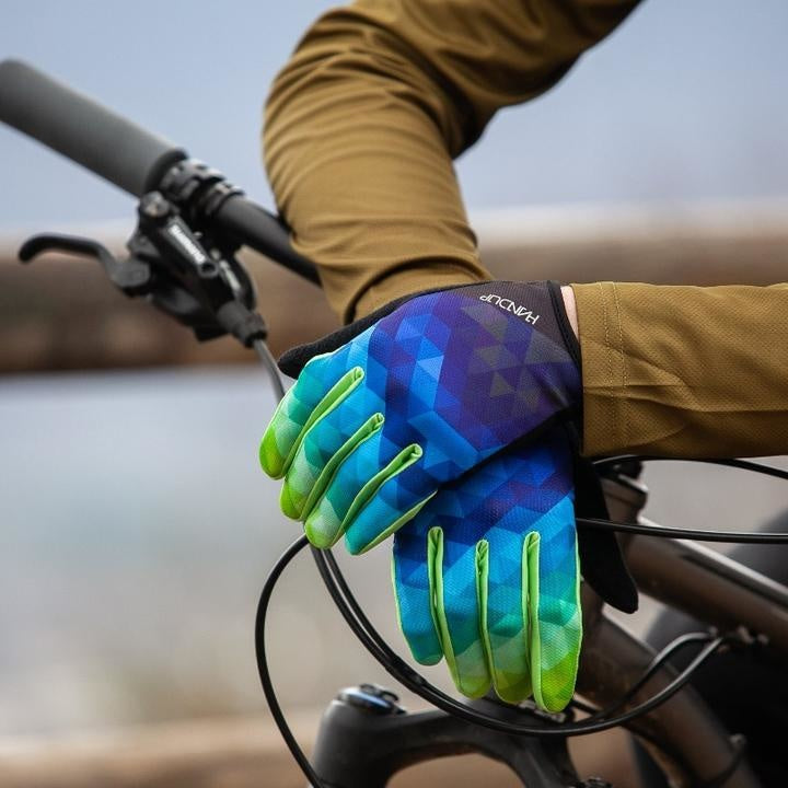 Gloves - Blue / Yellow Prizm - Handup