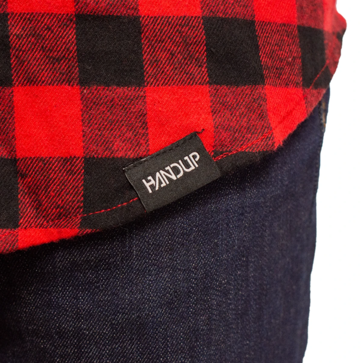 Zip Up Vest - Red Flannel - Handup