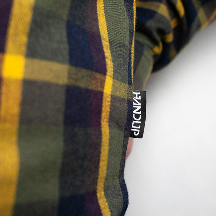 FlexTop Flannel - Gold & Olive - Handup