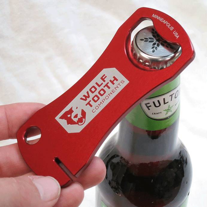 Bottle Opener With Rotor Truing Slot - Wolf Tooth Components