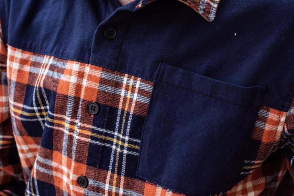 FlexTop Flannel - Orange - Handup