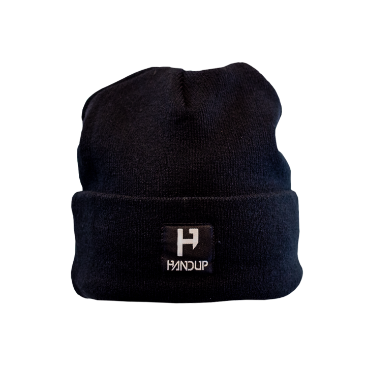 Beanie - H Logo Knitted - Black - Handup
