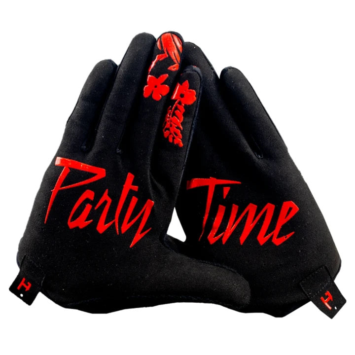 Gloves - Red Floral - Handup