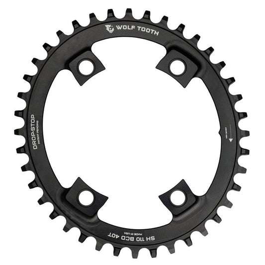 Elliptical 110 BCD Asymmetric 4-Bolt for Shimano Cranks - Wolf Tooth Components