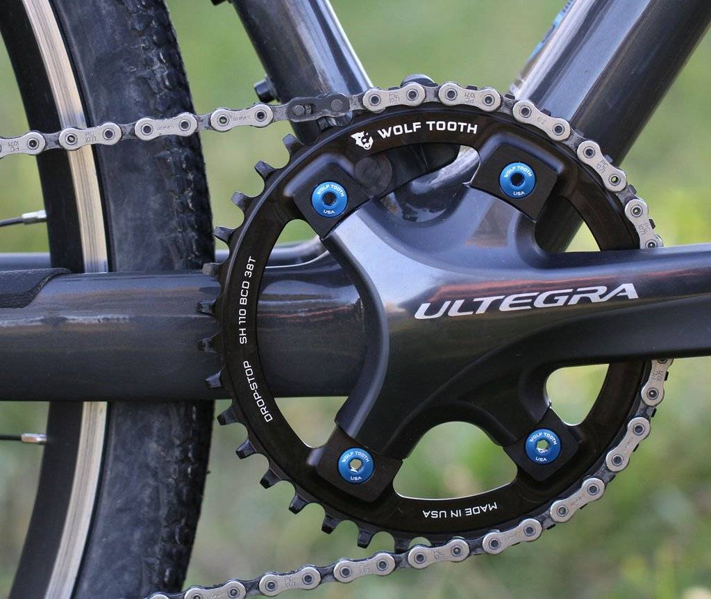 110 BCD Asymmetric 4-Bolt for Shimano Cranks - Wolf Tooth Components