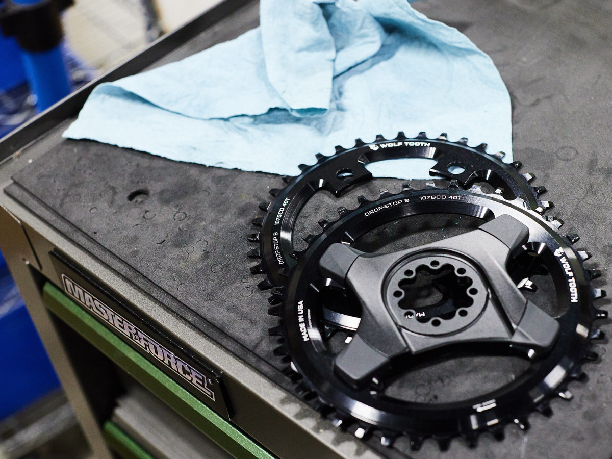 Elliptical 107 BCD Chainring for SRAM - Wolf Tooth Components
