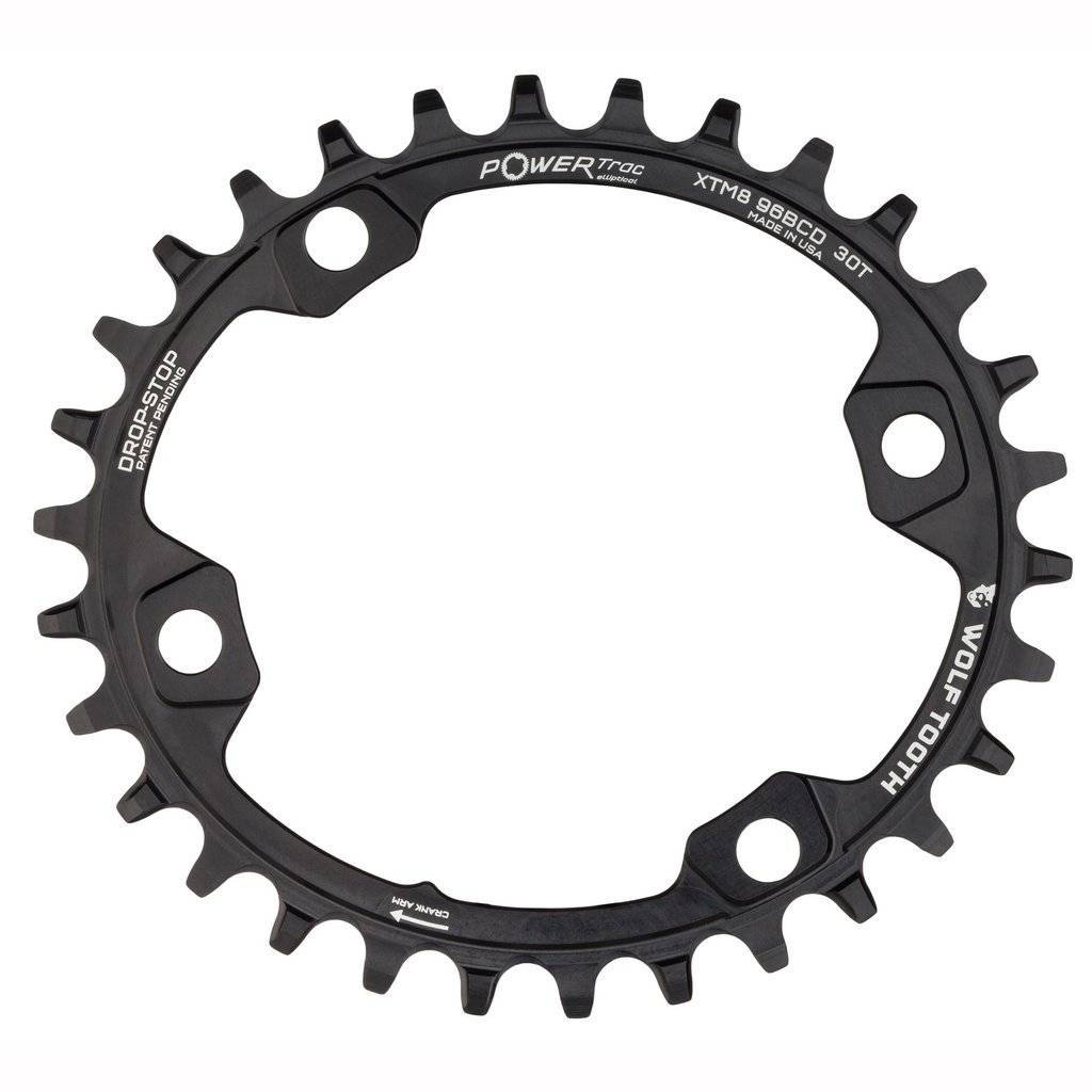 Elliptical 96 mm BCD Chainrings for Shimano XT M8000 and SLX M7000 - Wolf Tooth Components