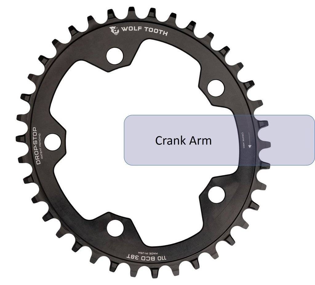 Elliptical 110 BCD Chainrings - Wolf Tooth Components