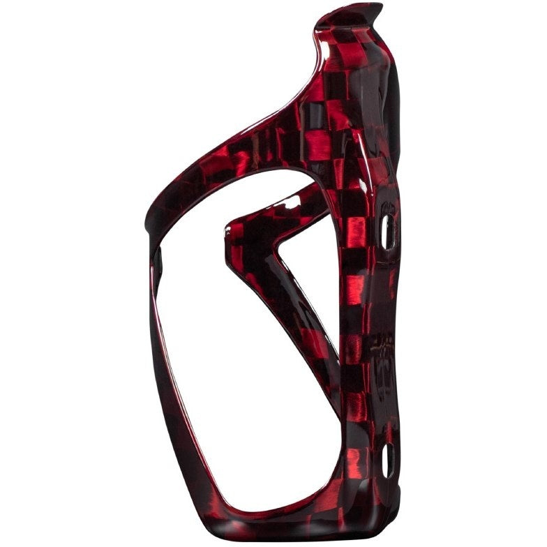 Beast Components Carbon Bottle Cage AMB - SQUARE red - Beast Components