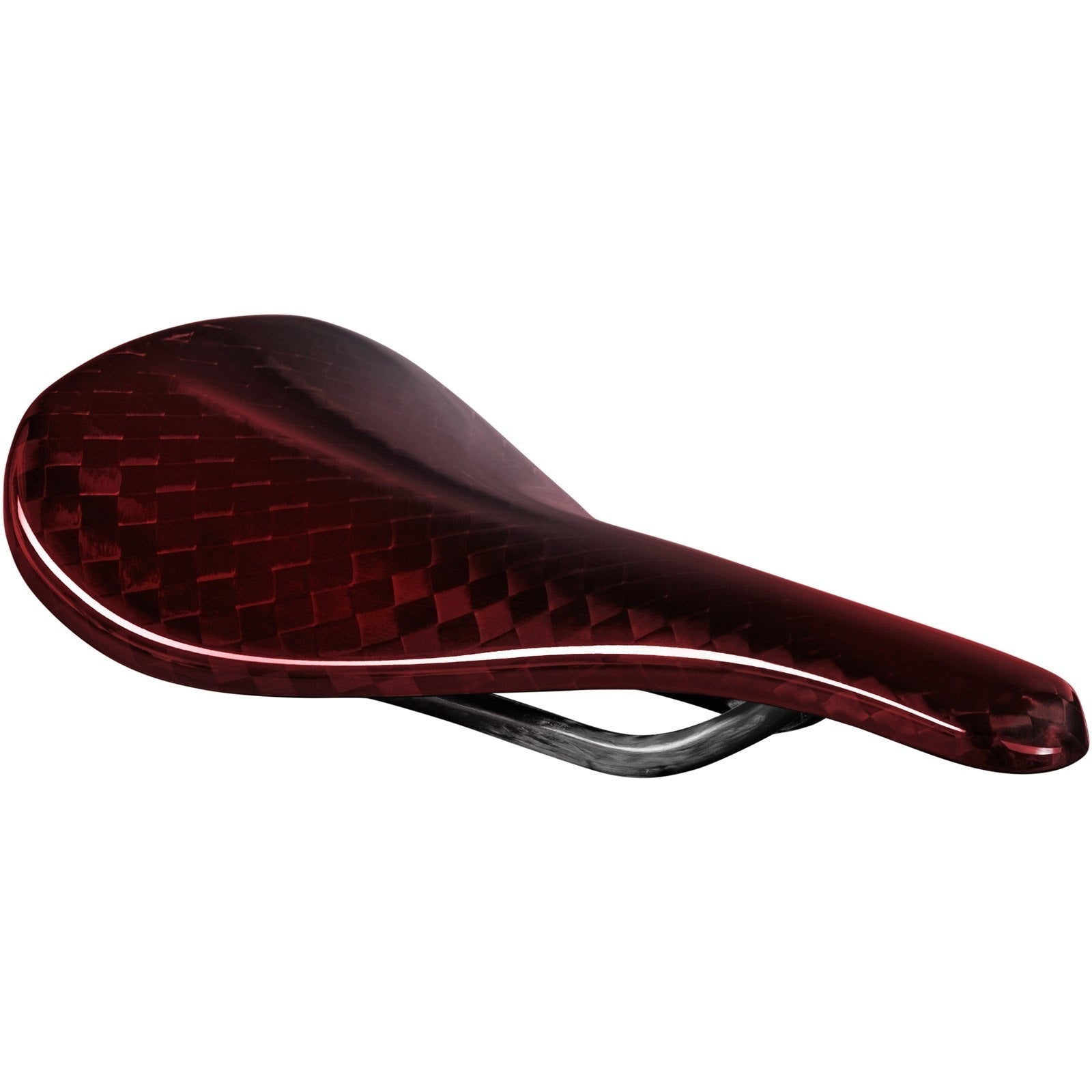Beast Components Pure Carbon Saddle SQUARE Red - Beast Components