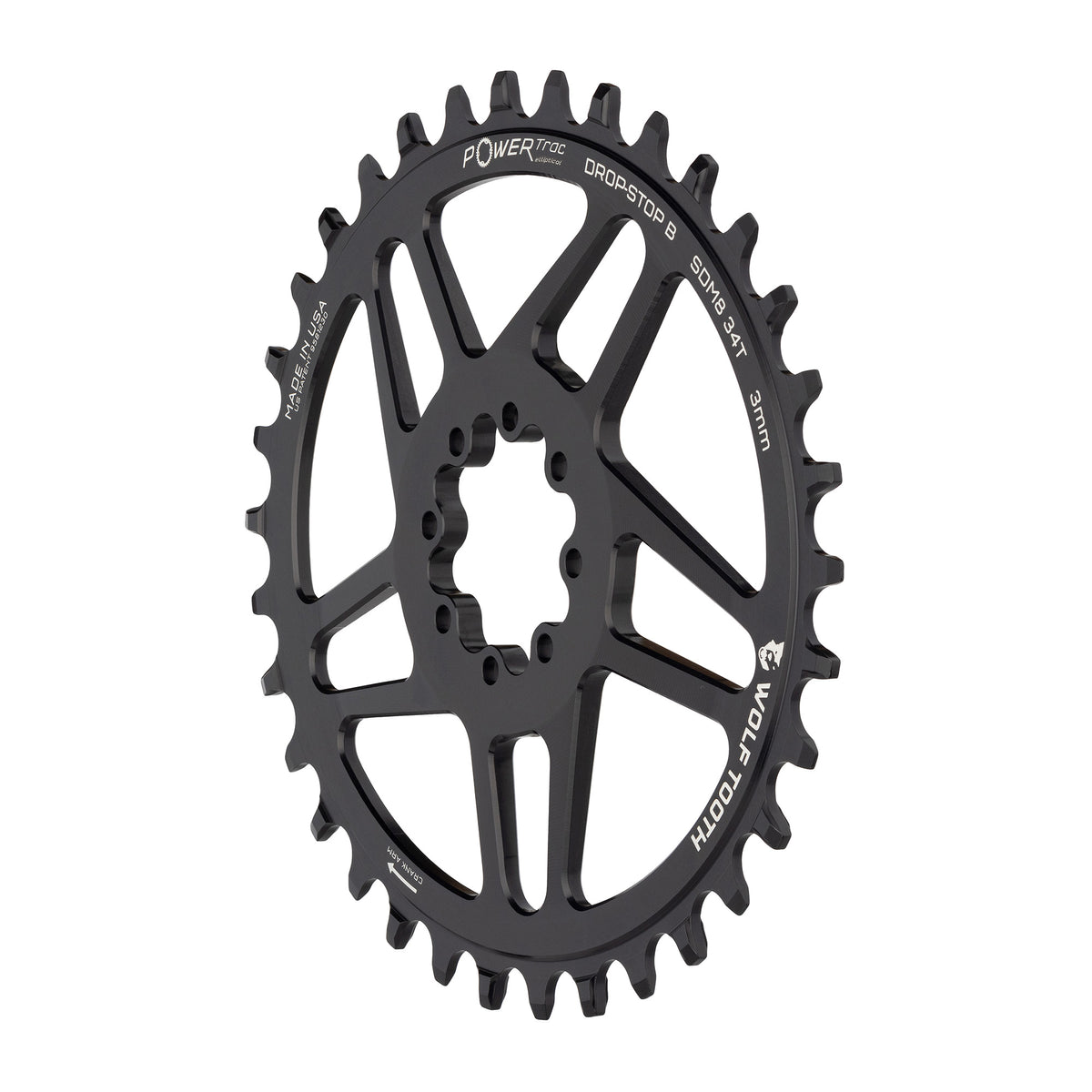 Oval Direct Mount Chainrings for SRAM 8-Bolt Mountain Cranks