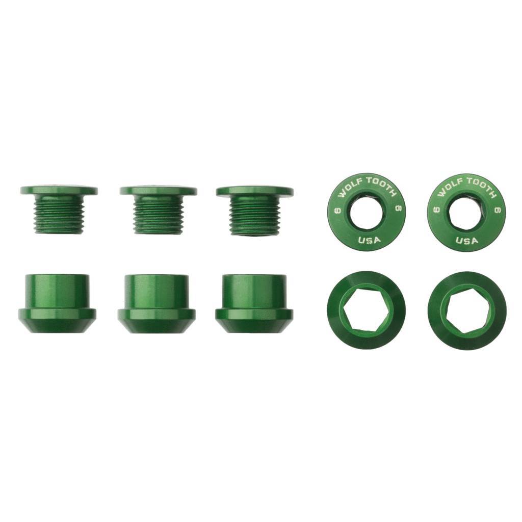 Set of 5 Chainring Bolts+Nuts for 1X - Wolf Tooth Components