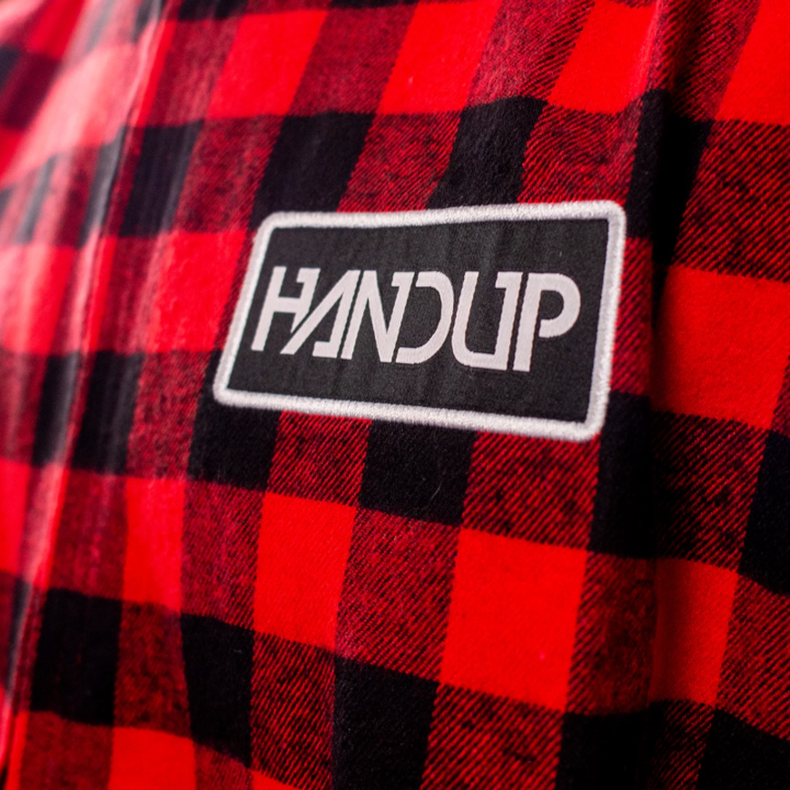 Zip Up Vest - Red Flannel - Handup