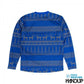 Tacky Sweater Technical Trail Jersey LS - BLUE - Handup