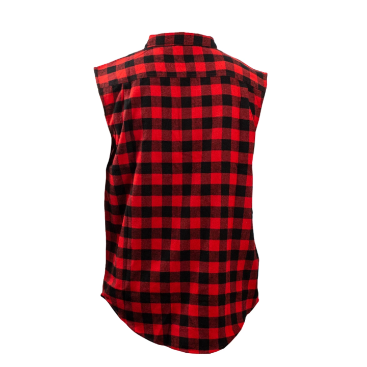 Zip Up Vest - Red Flannel - Handup