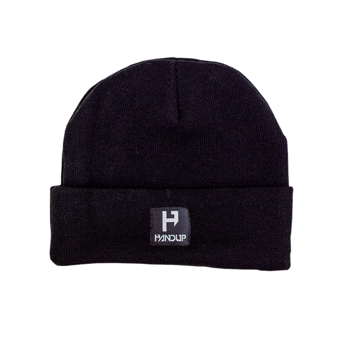 Beanie - H Logo Knitted - Black - Handup