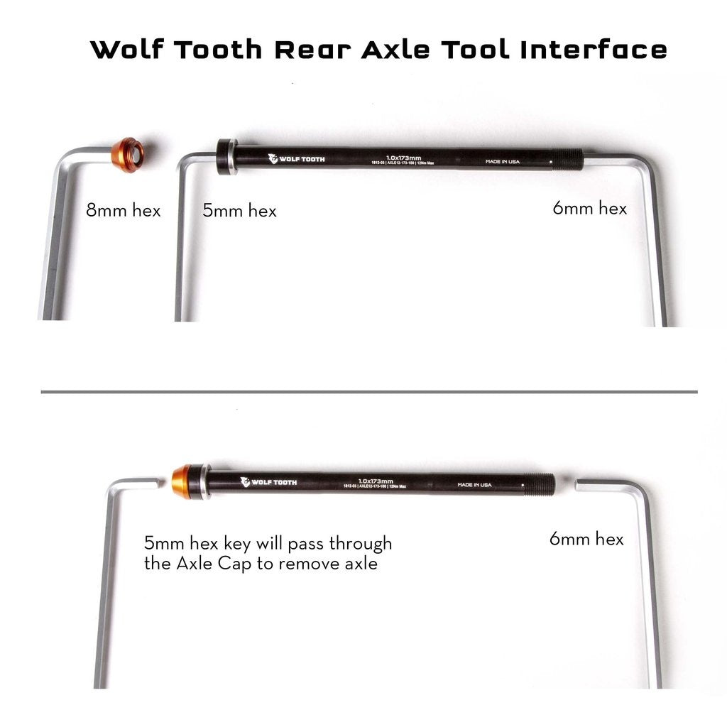Wolf Tooth Rear Axle for X-12 - Wolf Tooth Components