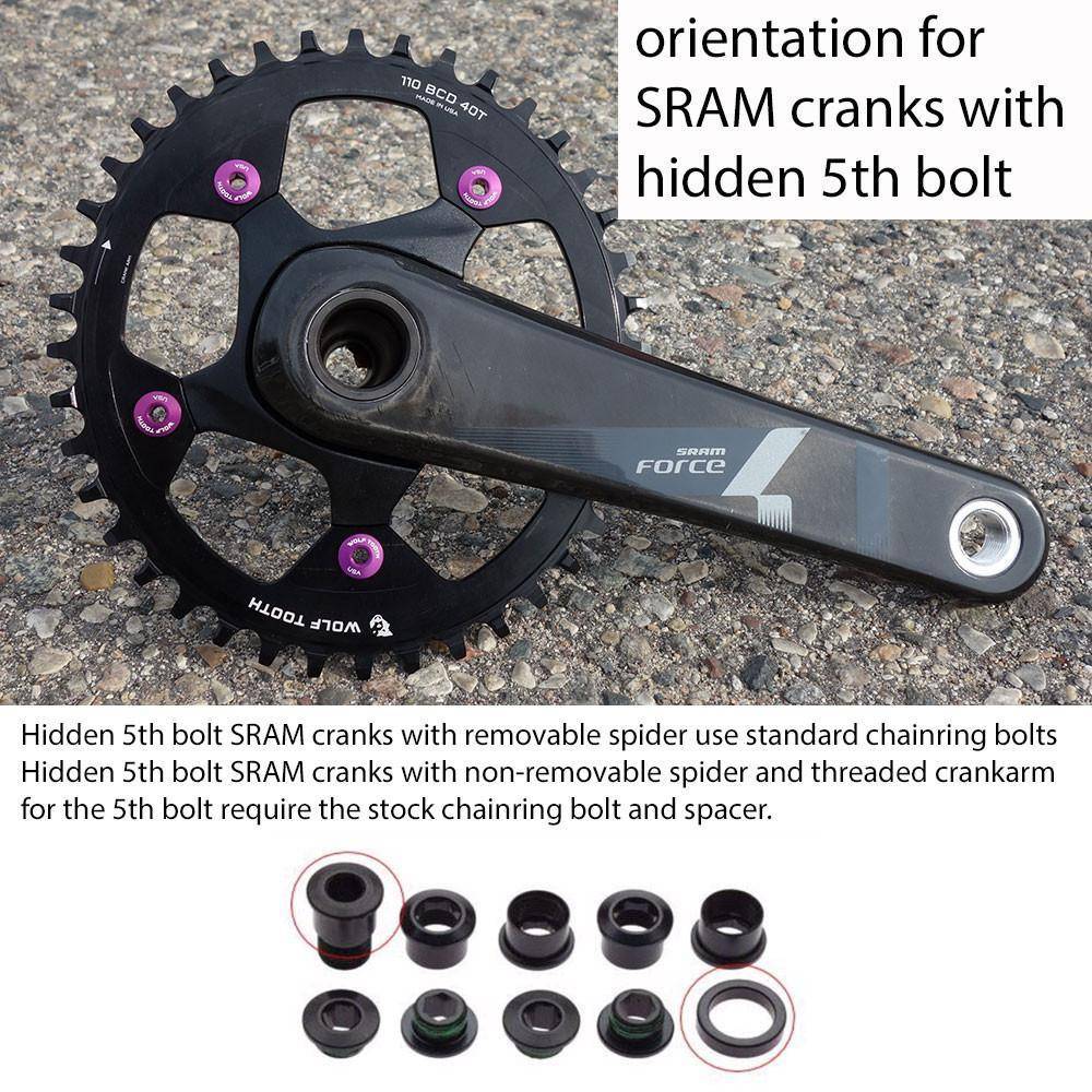 Elliptical 110 BCD Chainrings - Wolf Tooth Components