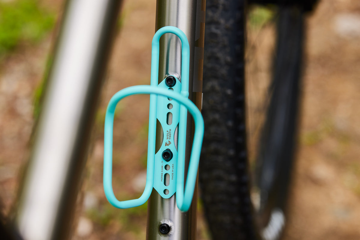 Morse Cage Ti Limited Edition Teal - Wolf Tooth Components