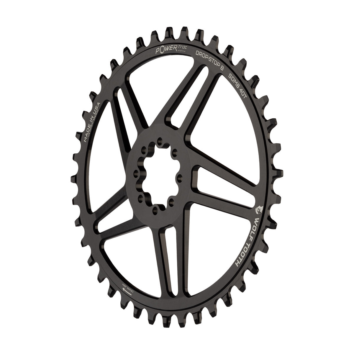 Elliptical Direct Mount Chainring for SRAM 8-Bolt - Wolf Tooth Components