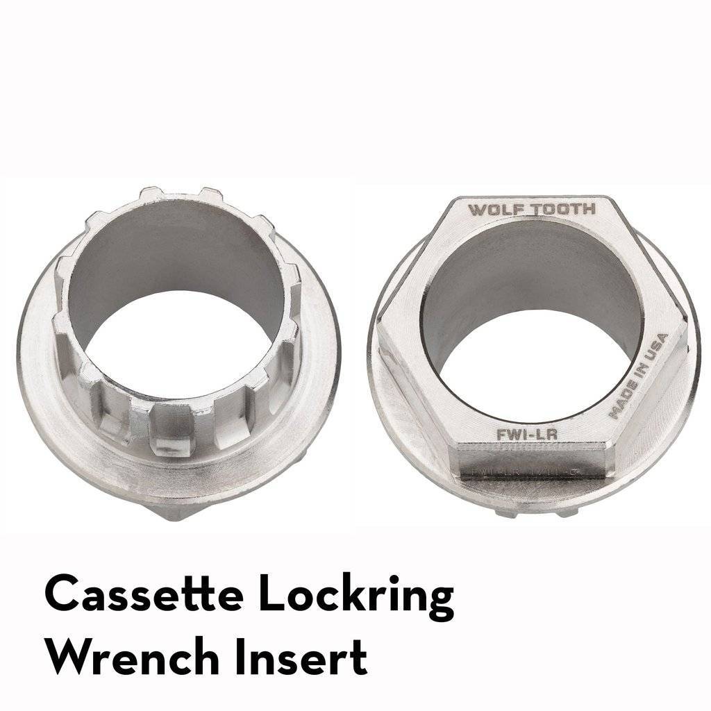 Pack Wrench and Inserts Kit - Ultralight BB Wrench and 1 Inch Hex Inserts - Wolf Tooth Components