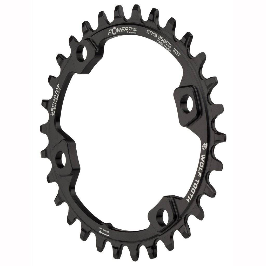 Elliptical 96 mm BCD Chainrings for Shimano XT M8000 and SLX M7000 - Wolf Tooth Components