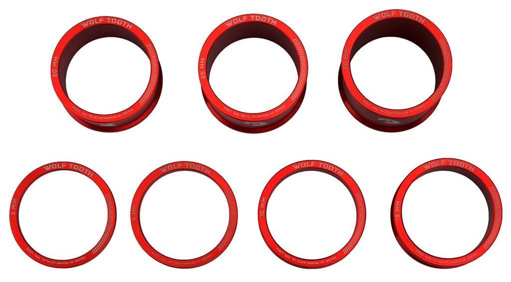 Precision Headset Spacers - Wolf Tooth Components